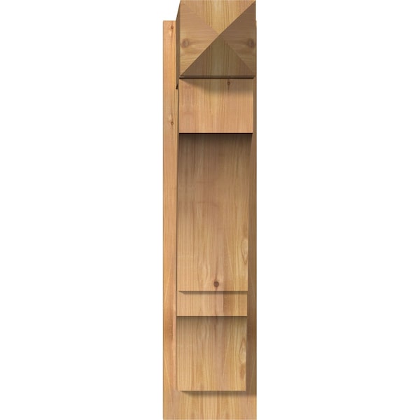 Balboa Smooth Arts And Crafts Outlooker, Western Red Cedar, 7 1/2W X 20D X 32H